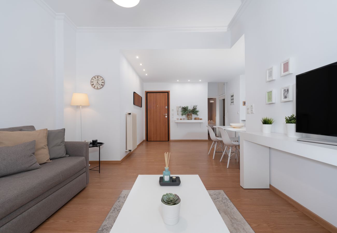 Apartment in Zografou - Modern 2 Bedrooms apartment, 5 mins walk to metro & Park