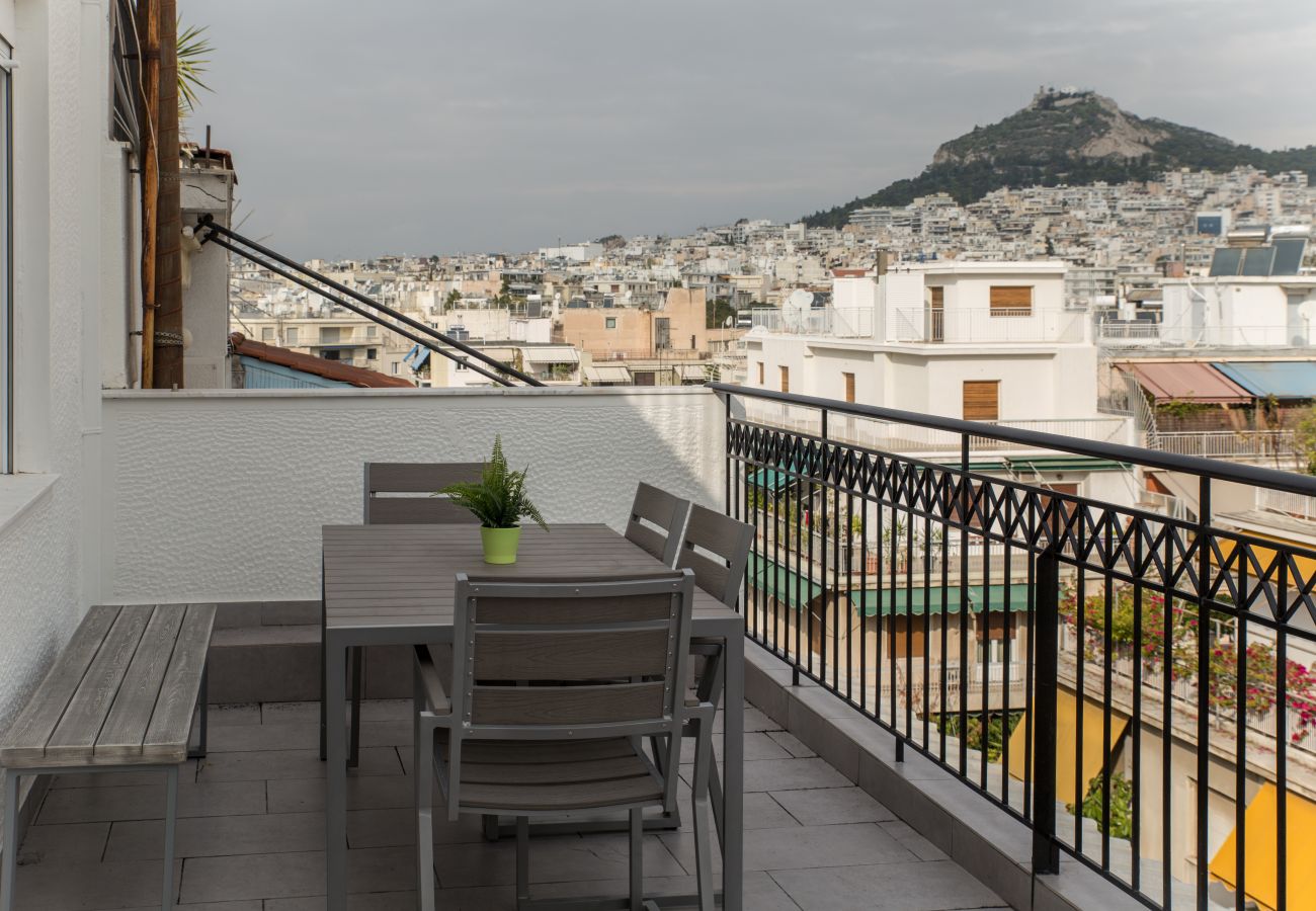 Apartment in Athens - Stylish Penthouse with Superb Lycabettus Hill View