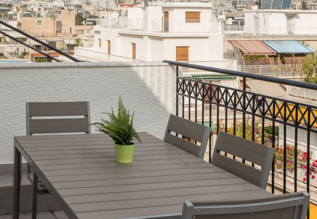 Apartment in Athens - Stylish Penthouse with Superb Lycabettus Hill View