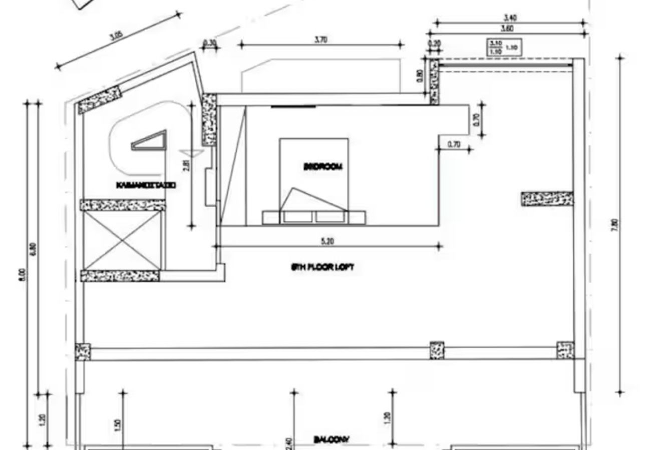 Apartment in Athens - Trojan Affair Hellen Penthouse with parking and terrace