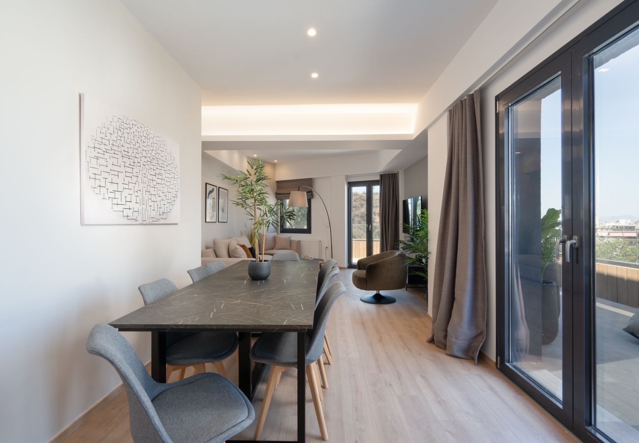 Apartment in Kallithea - THE EDGE Luxurious Penthouse Shared Gym