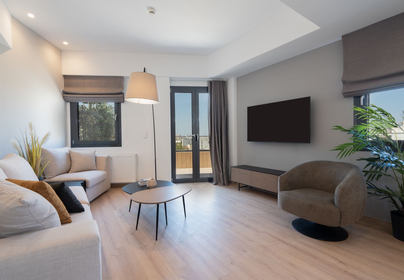 Apartment in Kallithea - THE EDGE Luxurious Penthouse Shared Gym