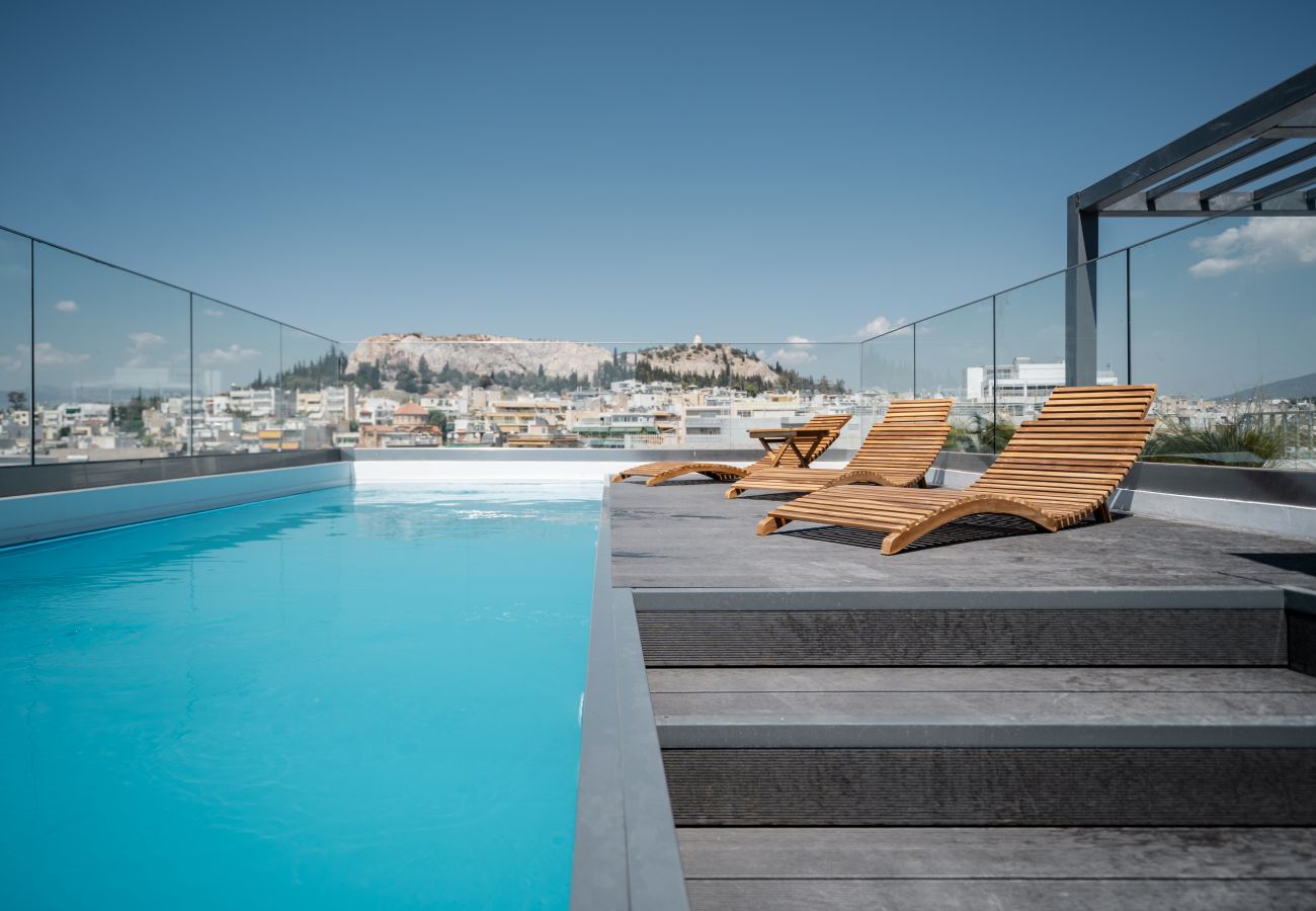 Apartment in Kallithea - THE EDGE Luxurious Penthouse Shared Gym