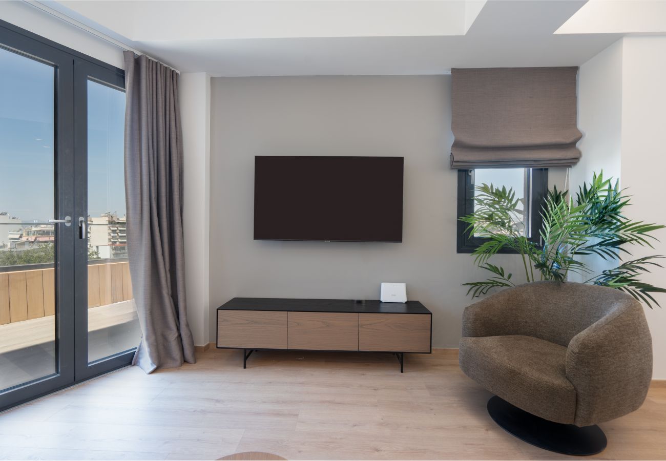 Apartment in Kallithea - THE EDGE Luxurious Penthouse Shared Gym
