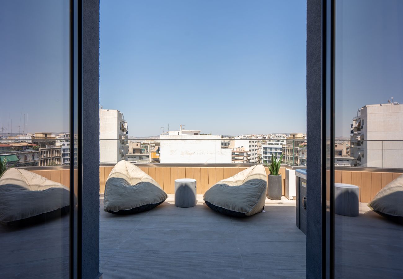 Apartment in Kallithea - THE EDGE Luxurious Penthouse Shared Gym