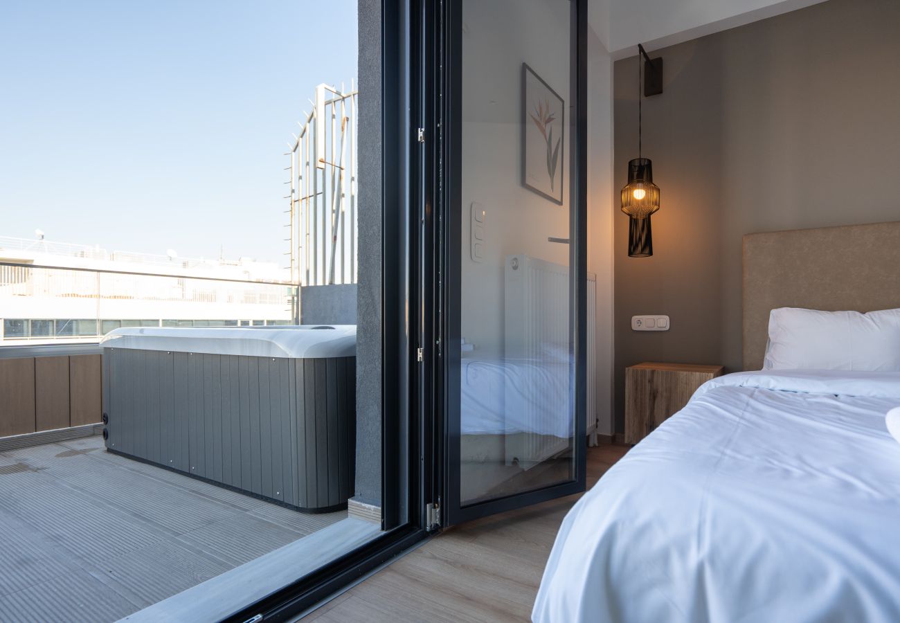 Apartment in Kallithea - THE EDGE Luxurious Penthouse Shared Gym
