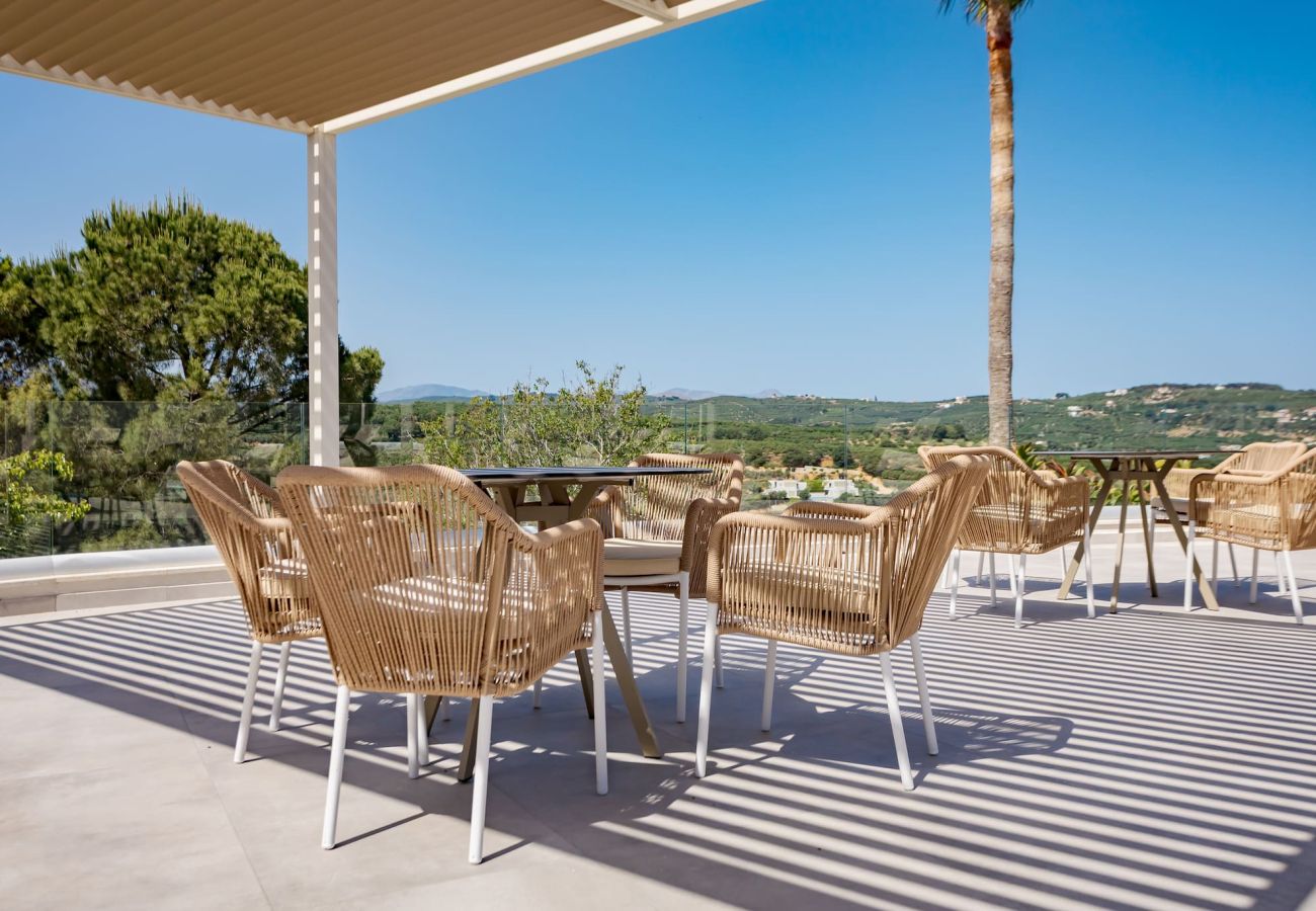 Apartment in Platanias - Rose 9 Ground floor suite on private tranquil retr