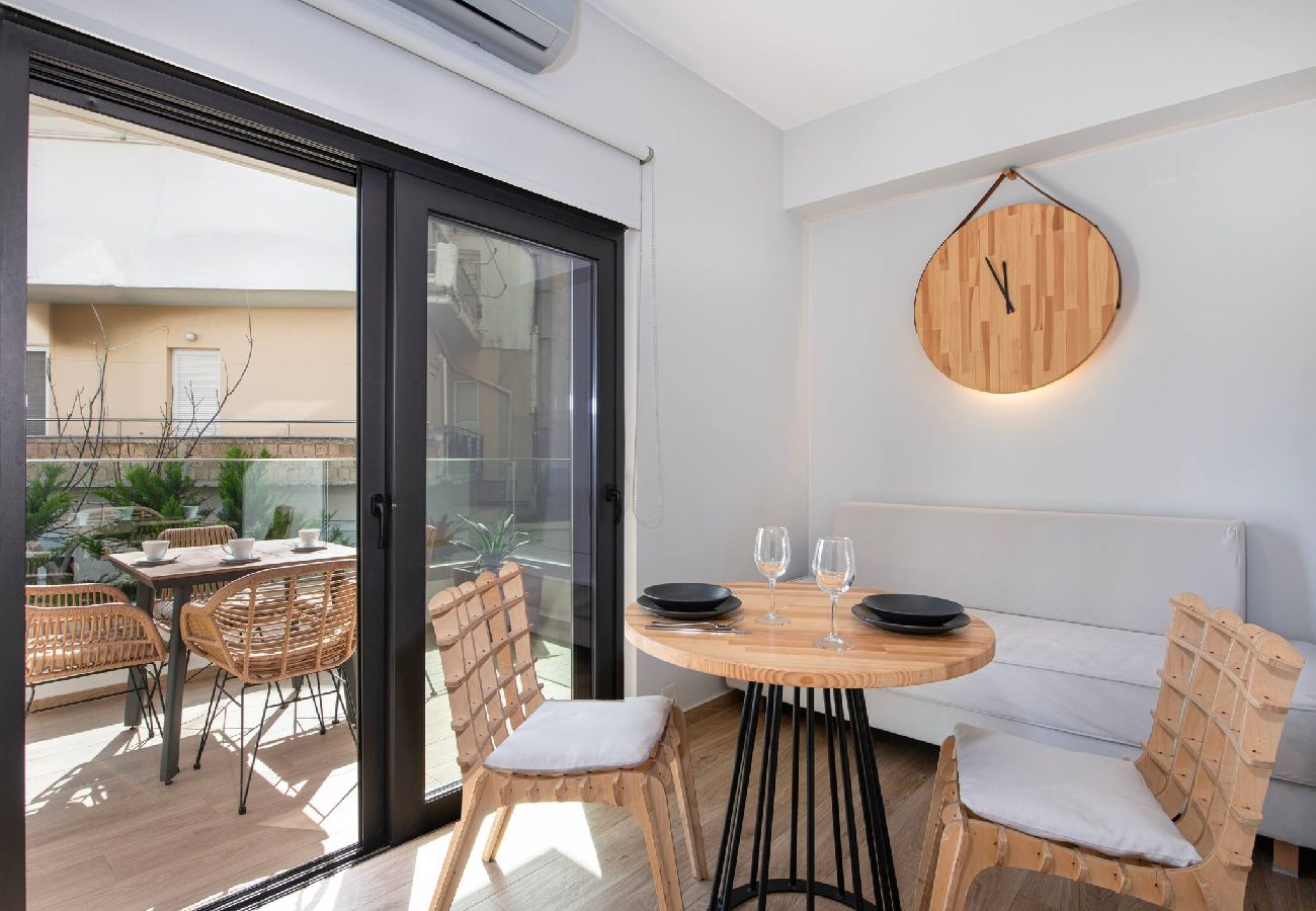 Condominium in Chania - Lani Apartment • 1min Walk to Sandy Beach