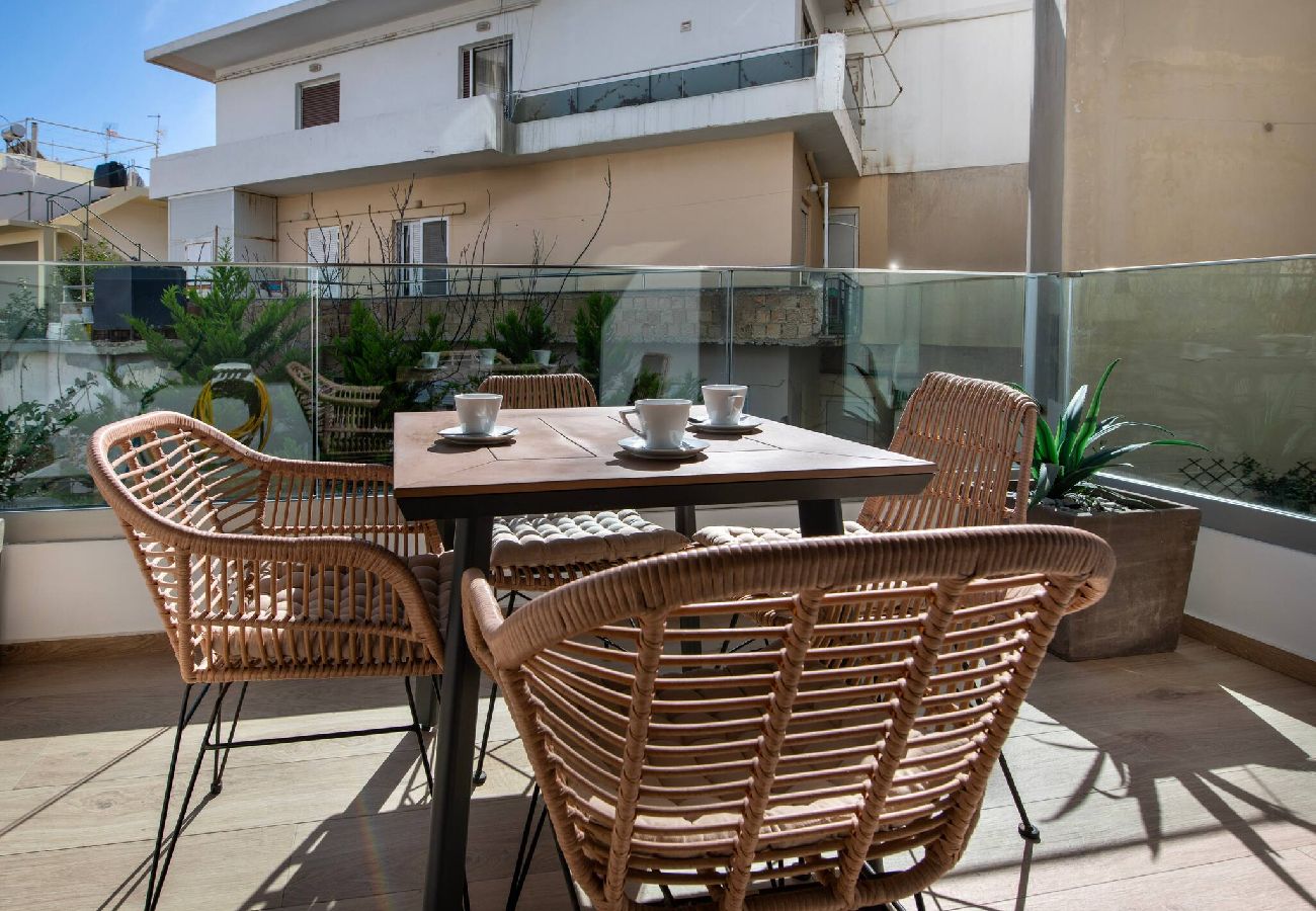 Condominium in Chania - Lani Apartment • 1min Walk to Sandy Beach