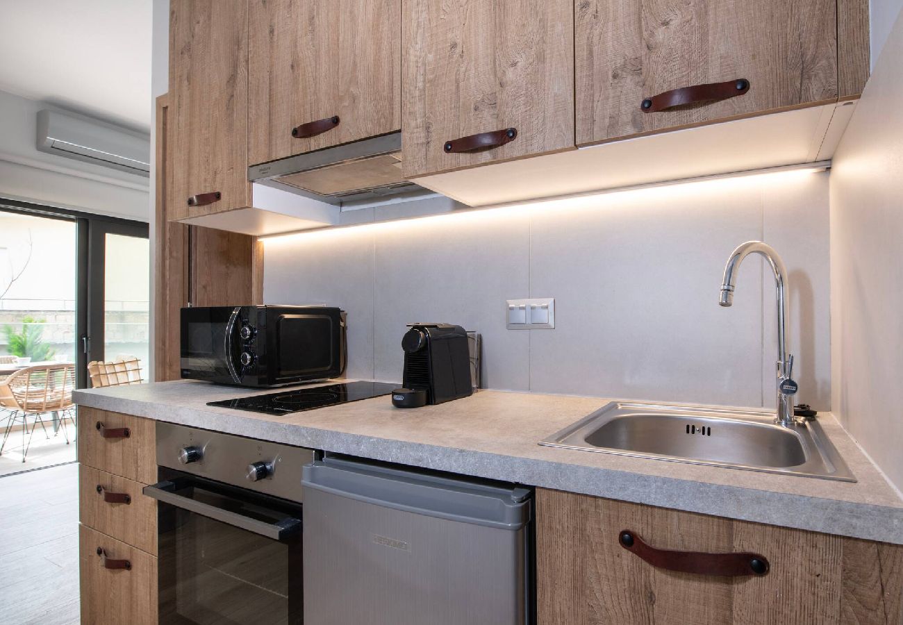 Condominium in Chania - Lani Apartment • 1min Walk to Sandy Beach