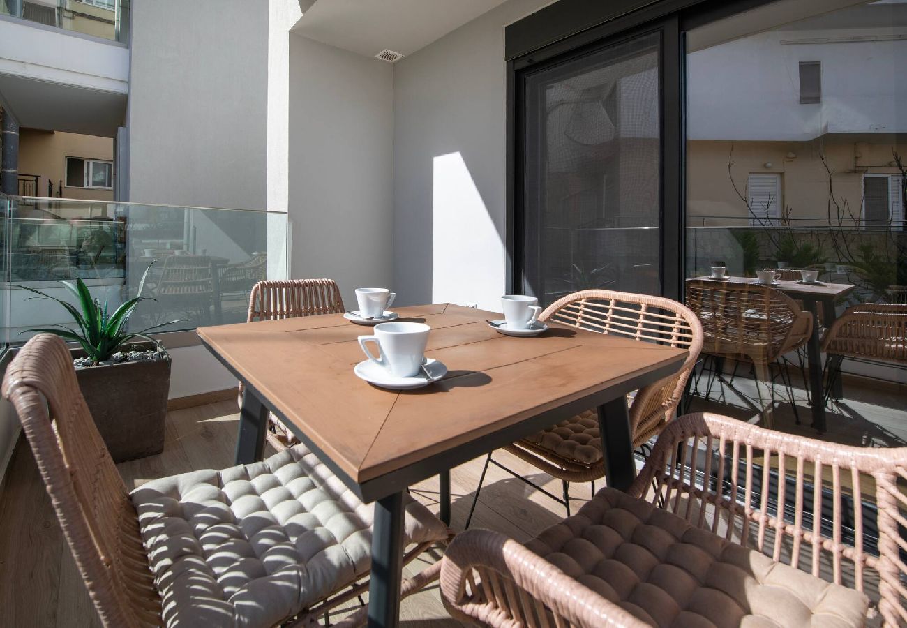 Condominium in Chania - Lani Apartment • 1min Walk to Sandy Beach
